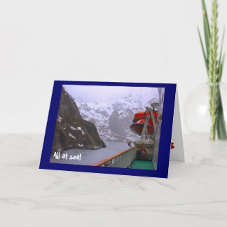 Carte Tout en mer !, sur les fjords norvégiens