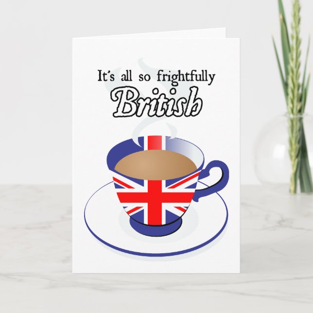 Carte Tout est si bien britannique (Devant)