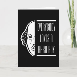 Carte Tout Le Monde Aime Un Garçon De Bard Shakespeare T