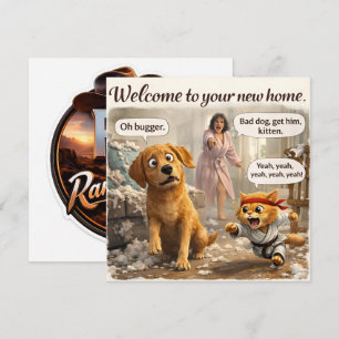 Carte Tout nouveau chien et chat de compagnie dans le ch