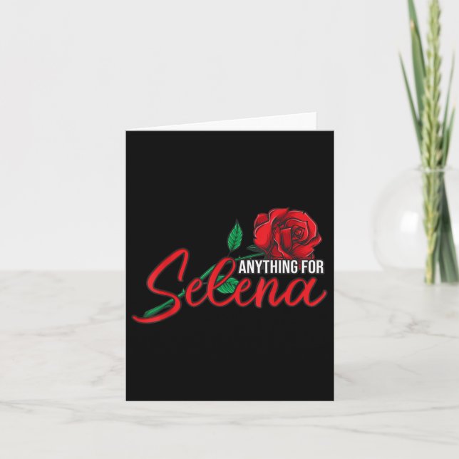 Carte Tout Selenas, Roses, Reine De Tejano, Selenas (Devant)