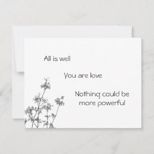 Carte "Tout va bien"