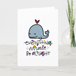 Carte Tout va bien pour la baleine