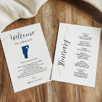 Toute couleur Vermont Mariage Bienvenue Itinéraire