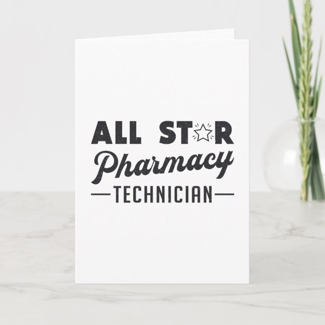 Carte Toutes les étoiles Technicien en pharmacie Pharmac (Devant)