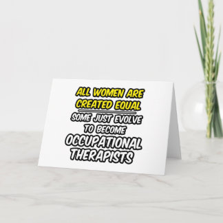 Carte Toutes Les Femmes Sont Créées Également...Occ. Thé