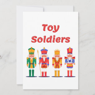 Carte Toy Soldier Nutcrackers