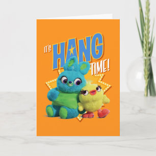 Carte Toy Story 4   Bunny & Ducky "It's Hang Time"
