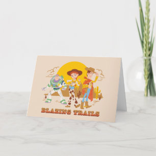 Carte Toy Story Buzz, Jessie, Woody "Pionnières"
