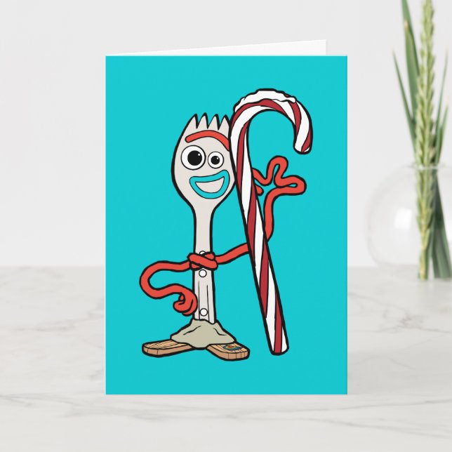 Carte Toy Story | Le Lasso à lumières de Noël de Woody (Devant)