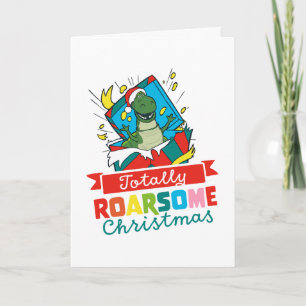 Carte Toy Story Rex Noël totalement rasant