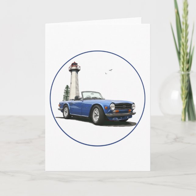 Carte TR6 bleu (Devant)