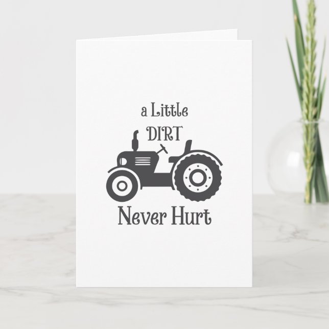 Carte tracteur agricole (Devant)