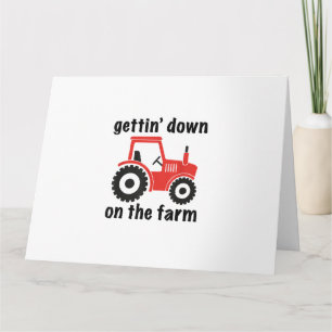 Carte Tracteur Descendre sur la ferme Pays Nacre Danc