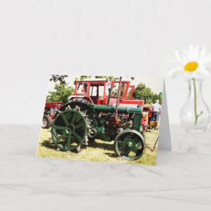 Carte TRACTEURS vintages
