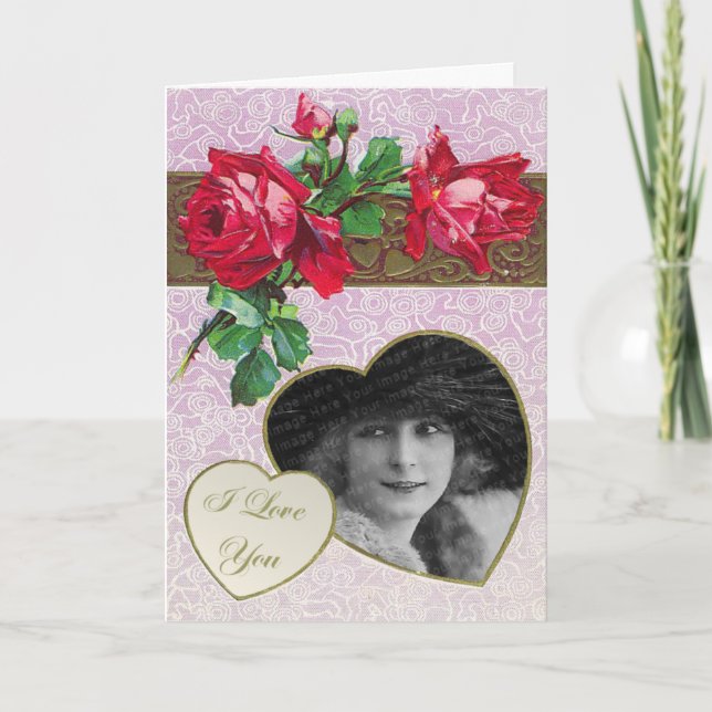 Carte traditionnelle de la fête des mères (Devant)