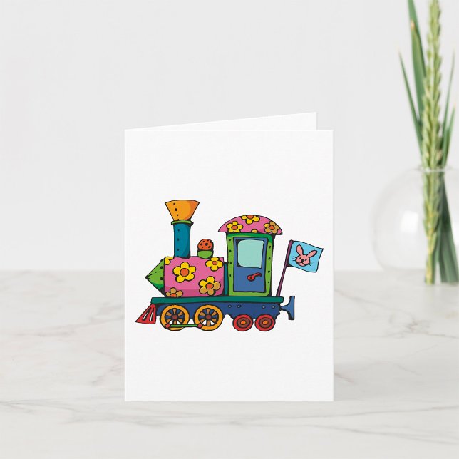Carte Train à fleurs de jouets (Créateur téléchargé)