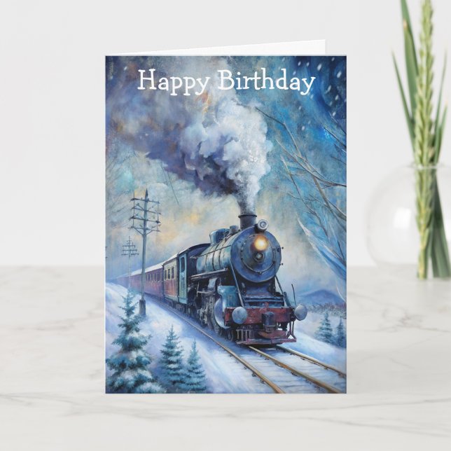 Carte Train à vapeur (Devant)