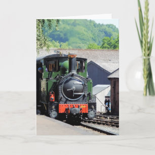 CARTE TRAIN À VAPEUR