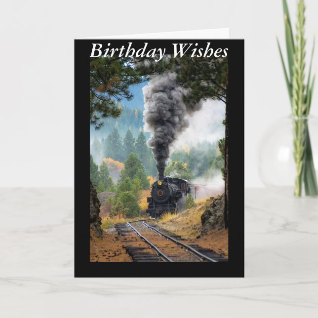 Carte Train à vapeur (Devant)