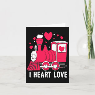 Carte Train Amour à Profusion Saint Valentin Garçon Enfa