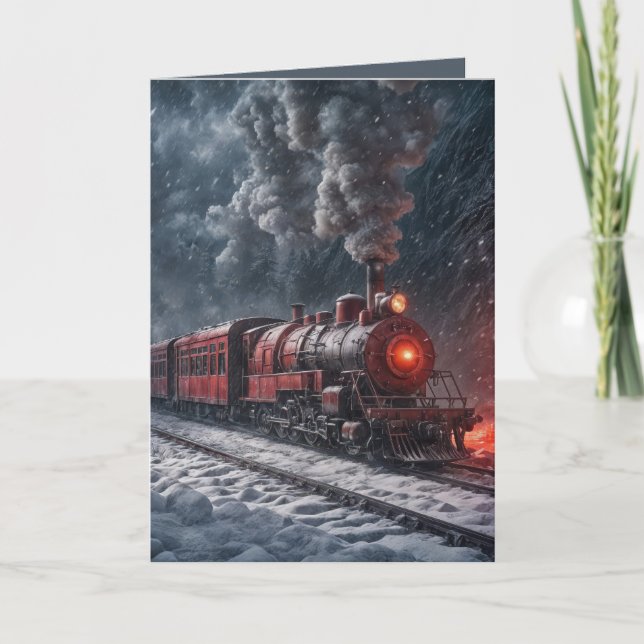 Carte Train de neige (Devant)
