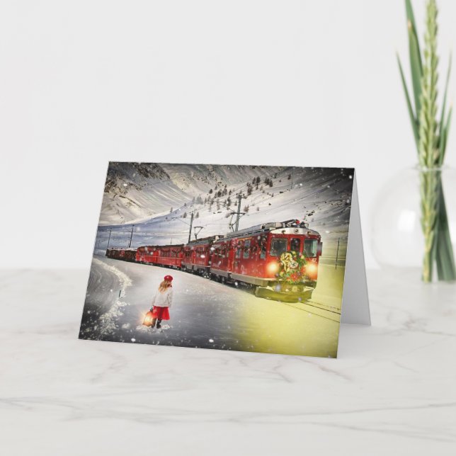 Carte Train de vacances (Devant)