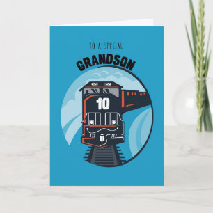 Carte Train du 10e anniversaire de Grandson, Petit garço