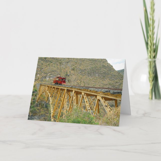 Carte Train Équateur (Devant)