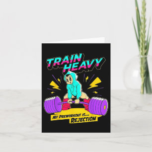 Carte Train Lourd Mon Pré-Exercice Est Rejet Gym Bodybu