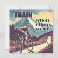 Train quand d'autres ne feront pas de vélo