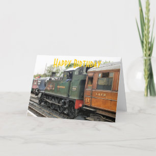 CARTE TRAINS À VAPEUR