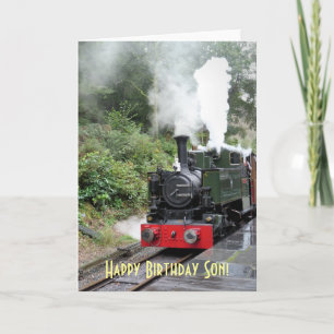 CARTE TRAINS À VAPEUR