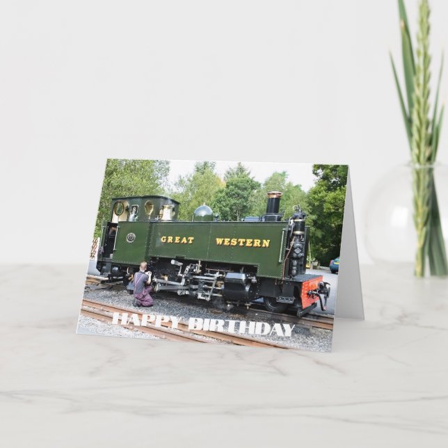 CARTE TRAINS À VAPEUR (Devant)