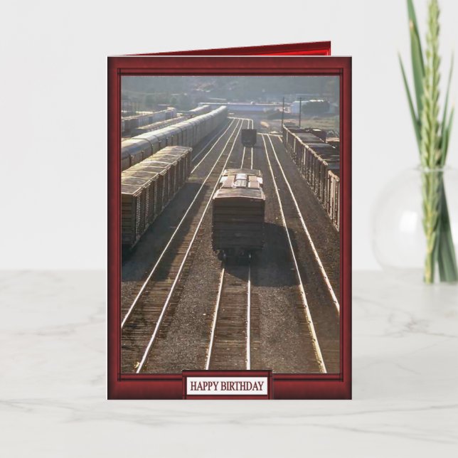 Carte Trains et voies ferrées - Voies ferroviaires (Devant)