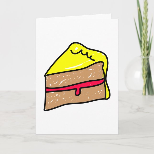 Carte Tranche de gâteau (Devant)