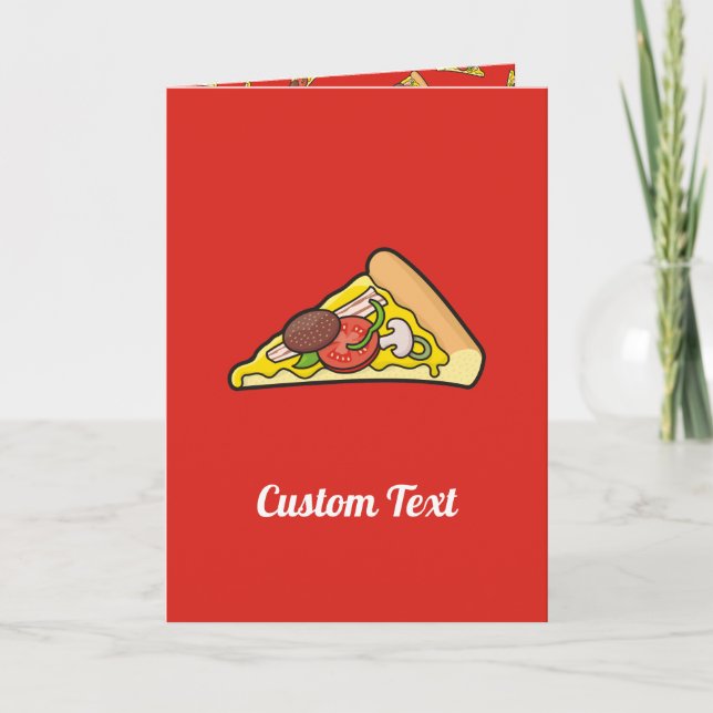 Carte Tranche de pizza (Devant)