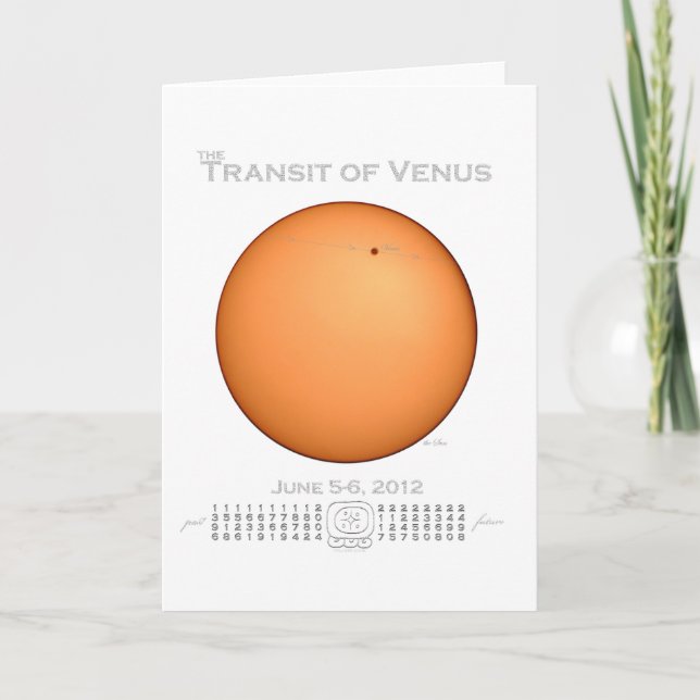 Carte Transit de Vénus - 2012 (Devant)