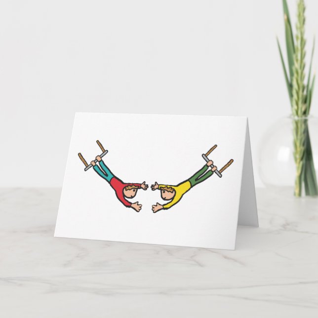 Carte Trapeze Cirque (Devant)