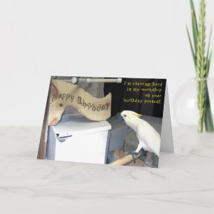 Carte Travail d'anniversaire