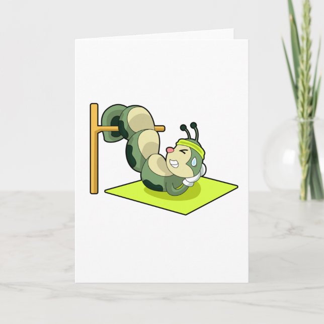 Carte Travail de fitness ABS de chenille (Devant)