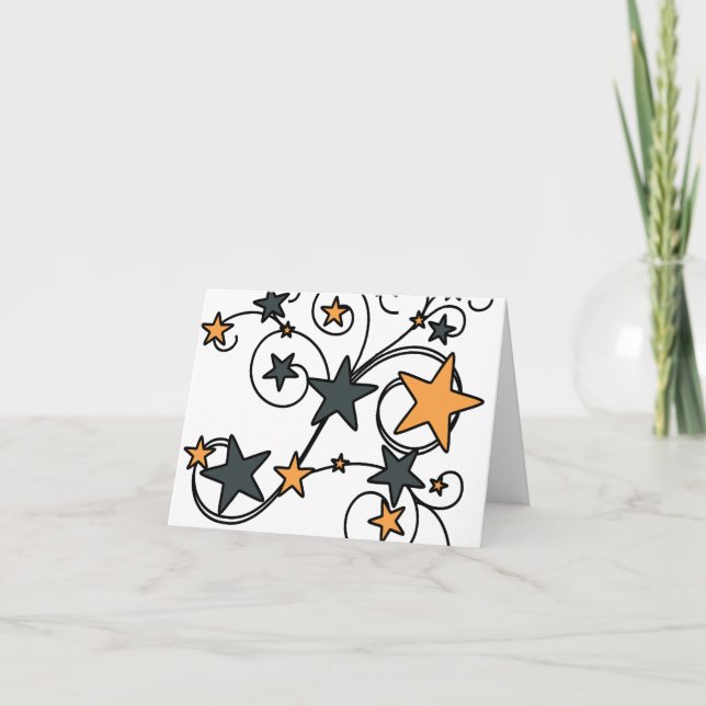 Carte Travaux tourbillonnants Halloween (Devant)