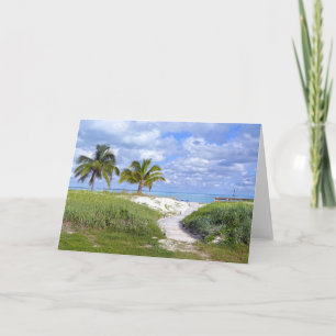 Carte Treasure Cay Boardwalk, Bahamas Card