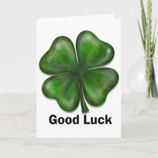 Carte Trèfle de bonne chance
