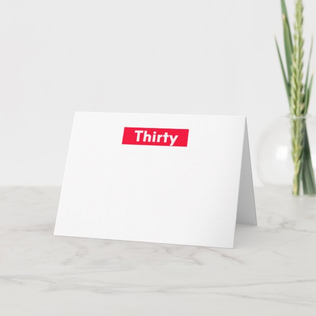 Carte trente années de 30ème anniversaire drôle (Devant)