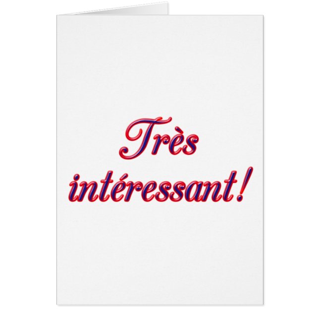 Carte très intéressante (Devant)