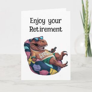 Carte Trex assis sur un fauteuil de sac de haricot avec