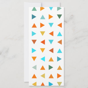 Carte Triangles colorés