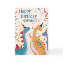 Trias Trio Festive Dinosaure Anniversaire