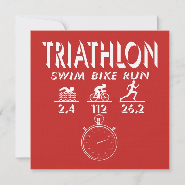 Carte Triathlon (Devant)